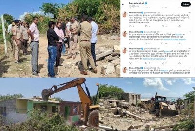 Gujarat Minister justifies demolition drive in sensitive island Bet Dwarka Gujarat Minister justifies demolition drive in sensitive island Bet Dwarka