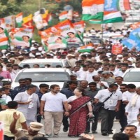 Sonia joins Bharat Jodo Yatra, Cong says will strengthen resolve