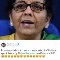FM deserves Phd: Cong on Sitharaman's dollar strengthening statement