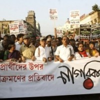 Civil society leads protest march in Kolkata, politicians follow