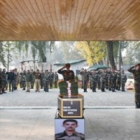 Army pays tributes to braveheart Rifleman Kulbushan Manta