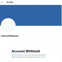 Pakistan govt's Twitter account withheld in India