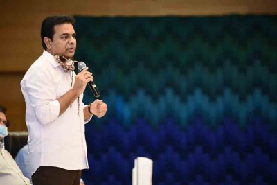 KTR comes under flak over violation of rules by TRS KTR comes under flak over violation of rules by TRS