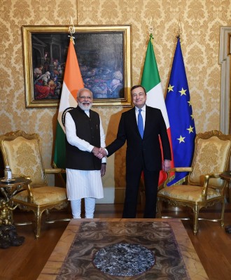 Climate change, Afghanistan dominate Modi's meeting with Italian PM Climate change, Afghanistan dominate Modi's meeting with Italian PM