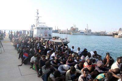 216 illegal migrants rescued off Libyan coast 216 illegal migrants rescued off Libyan coast