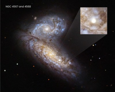 Hubble Telescope snaps a doomed star's destruction Hubble Telescope snaps a doomed star's destruction