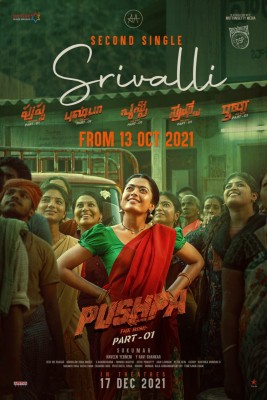 Second track of 'Pushpa' an ode to character played by Rashmika Mandanna Second track of 'Pushpa' an ode to character played by Rashmika Mandanna