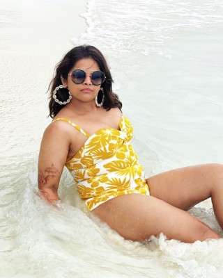 Trolled for swimsuit pix, actress Vidyulekha Raman slams '1920 aunts and uncles' Trolled for swimsuit pix, actress Vidyulekha Raman slams '1920 aunts and uncles'