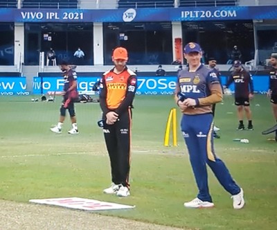 IPL 2021: Hyderabad win toss, elect to bat first against Kolkata IPL 2021: Hyderabad win toss, elect to bat first against Kolkata