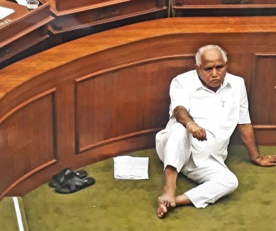 BJP high command softens stand, turns to party veteran Yediyurappa BJP high command softens stand, turns to party veteran Yediyurappa