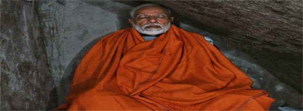 Modi spends night in Kedarnath cave, thanks to Election Commission
