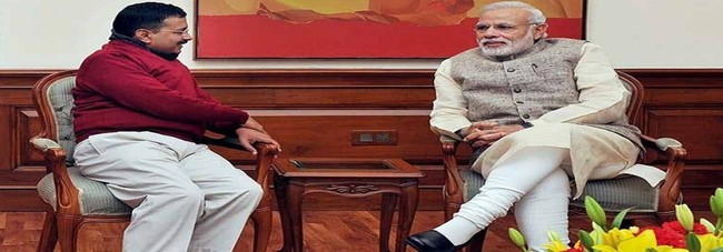 PM Modi not in Delhi on Kejriwal's swearing-in day