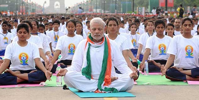 Motto of Yoga is peace, prosperity, harmony: Modi