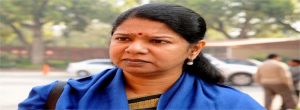 BJP can't stop me from winning polls: Kanimozhi, calls I-T raids planned BJP can't stop me from winning polls: Kanimozhi, calls I-T raids planned