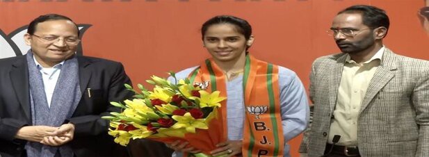 Saina joins other sportspersons who opted for BJP Saina joins other sportspersons who opted for BJP
