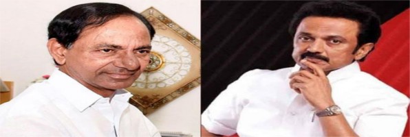 KCR to meet MK Stalin today; steps up efforts to form third front KCR to meet MK Stalin today; steps up efforts to form third front