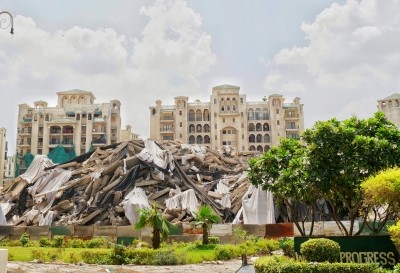 No decision on what will replace Twin Towers till debris is removed: Supertech No decision on what will replace Twin Towers till debris is removed: Supertech