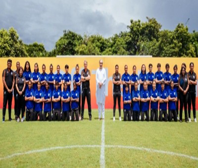 FIFA U-17 Women's WC: Odisha CM launches host city logo of the state FIFA U-17 Women's WC: Odisha CM launches host city logo of the state