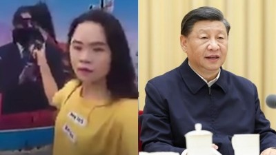 Father of woman who defaced Xi Jinping's poster dies suddenly in jail