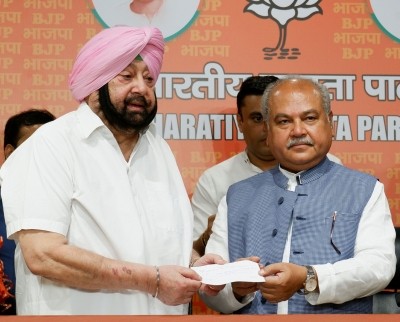 Two-time Punjab CM Amarinder Singh joins BJP Two-time Punjab CM Amarinder Singh joins BJP