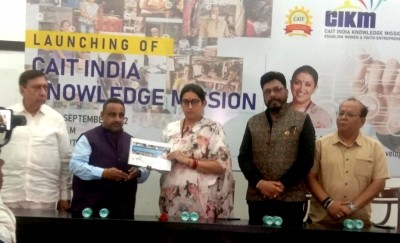 Smriti Irani launches CAIT Knowledge Mission on Teachers' Day Smriti Irani launches CAIT Knowledge Mission on Teachers' Day