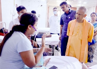 Yogi orders probe into Lucknow hotel fire Yogi orders probe into Lucknow hotel fire