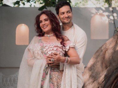 Ali, Richa share first image from their Delhi wedding celebrations Ali, Richa share first image from their Delhi wedding celebrations