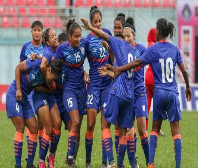 SAFF Women's Championship 2022: India qualify for semis with 9-0 win over Maldives SAFF Women's Championship 2022: India qualify for semis with 9-0 win over Maldives
