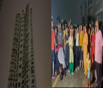 Over 100 families of a society in Noida without power Over 100 families of a society in Noida without power