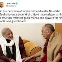 Dalai Lama extends b'day greetings to PM Modi