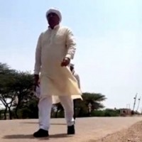 After Shah's departure, Raj BJP chief surprises all by walking alone on padyatra