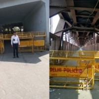 Traffic halted on old Yamuna bridge as river flows above danger mark