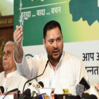Tejashwi takes jibes at Amit Shah on his Purnea airport statement