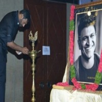 Tamil actor Vishal visits orphanage run by late Kannada superstar Puneeth Rajkumar