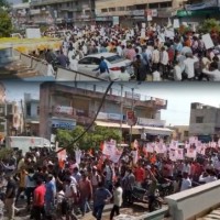 Protest against forceful conversion of Hindu family members in Gujarat