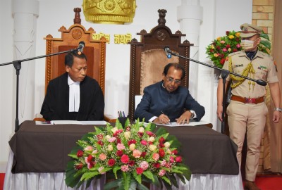 Ahead of formation of all party govt, Nagaland Guv takes oath Ahead of formation of all party govt, Nagaland Guv takes oath