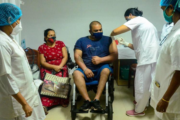 Door-to-door Covid vaccination allowed for disabled: Govt Door-to-door Covid vaccination allowed for disabled: Govt