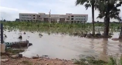 Telangana rains: Man washed away in overflowing stream Telangana rains: Man washed away in overflowing stream