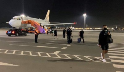 24 members of NZ cricket squad return to Auckland after Pak tour cancellation 24 members of NZ cricket squad return to Auckland after Pak tour cancellation