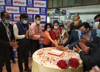 Star Air's maiden flight connects Hyderabad to Jamnagar Star Air's maiden flight connects Hyderabad to Jamnagar