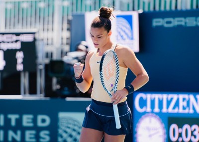 Sakkari ends Andreescu's run as match ends well past midnight Sakkari ends Andreescu's run as match ends well past midnight