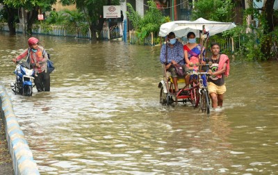 Two depressions may lead to more rains for Kolkata Two depressions may lead to more rains for Kolkata