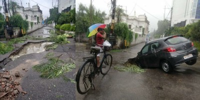 Monsoon mayhem in UP, more showers likely Monsoon mayhem in UP, more showers likely