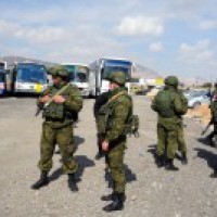Russian troops prepare for military drills in Belarus