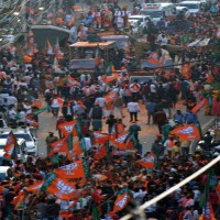 Celebrations break out in Telangana BJP camp