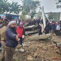 25 killed in cemetery tragedy in UP; civic officials, contractor booked