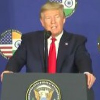 Trump retweets call for keeping Microsoft out of federal contracts