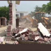 Gangster's mother unhappy over razing of village house