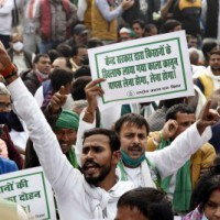 Around 25 RJD supporters narrowly escape death on rail tracks