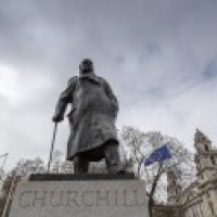 Churchill statue boarded up in London amid protest fears